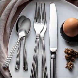 Christofle, Osiris cutlery, stainless steel, Serving fork