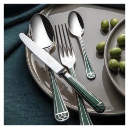 Christofle, Talisman Green cutlery, silver plated, Tea spoon