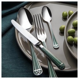 Christofle, Talisman Green cutlery, silver plated, Dessert knife