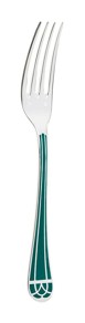 Christofle, Talisman Green cutlery, silver plated, Dinner fork