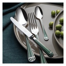 Christofle, Talisman Green cutlery, silver plated, Espresso spoon