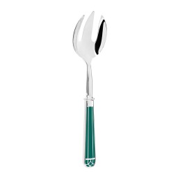 Christofle, Talisman Green cutlery, silver plated, Salad serving fork