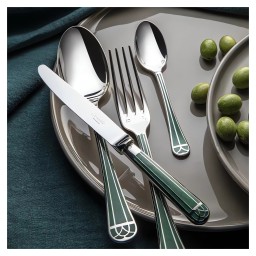 Christofle, Talisman Green cutlery, silver plated, Cake fork