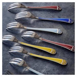 Christofle, Talisman Blue cutlery, silver plated, Dessert spoon