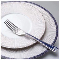 Christofle, Talisman Blue cutlery, silver plated, Dinner fork