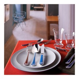 Christofle, Talisman Blue cutlery, silver plated, Espresso spoon