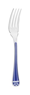 Christofle, Talisman Blue cutlery, silver plated, Fish fork