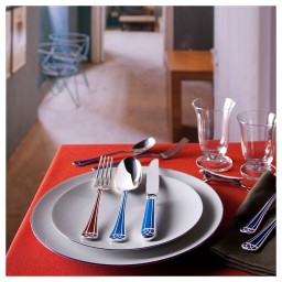 Christofle, Talisman Blue cutlery, silver plated, Dinner fork