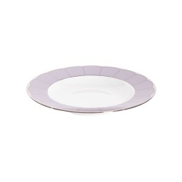 Haviland, Illusion Lavande, Rim soup plate, medium