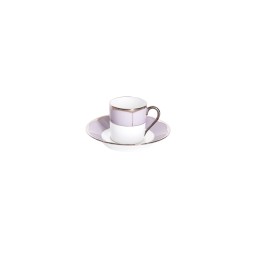 Haviland, Illusion Lavande, Espresso cup and saucer