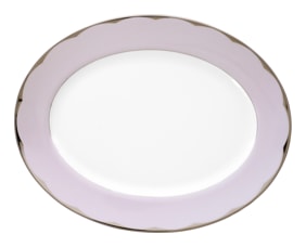 Haviland, Illusion Lavande, Oval platter, large