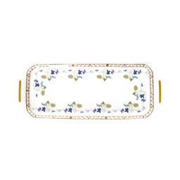 Haviland, Impératrice Eugénie, Rectangular cake platter