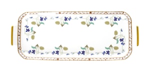 Haviland, Impératrice Eugénie, Rectangular cake platter