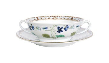 Haviland, Impératrice Eugénie, Soup cup and saucer