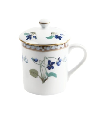 Haviland, Impératrice Eugénie, Mug with lid