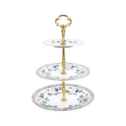 Haviland, Impératrice Eugénie, 3 tier cake plate