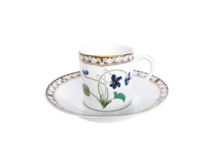 Haviland, Impératrice Eugénie, Espresso cup and saucer