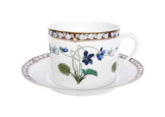 Haviland, Impératrice Eugénie, Cappuccino cup and saucer