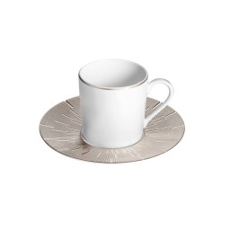 Haviland, Infini platinum, Coffee cup and saucer