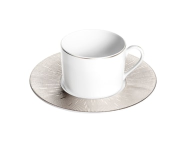 Haviland, Infini platinum, Teacup and saucer
