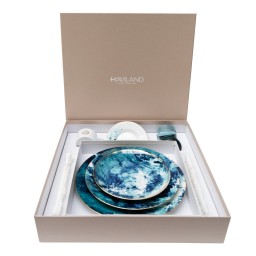 Haviland, Océan bleu, Tea place setting gift set