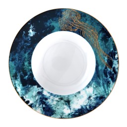 Haviland, Océan bleu, Pasta plate