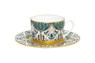 Haviland, Rêves du Nil Gold, Tea cups and saucers, set of 2