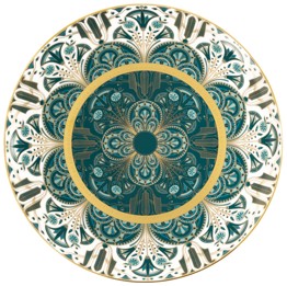 Haviland, Rêves du Nil Gold, Tart platter