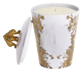 Haviland, Stanislas gold, Small scented candle with lid