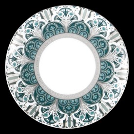 Haviland, Rêves du Nil Platinum, Dessert plates, set of 2