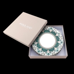 Haviland, Rêves du Nil Platinum, Dessert plates, set of 4