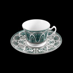 Haviland, Rêves du Nil Platinum, Xl Cappuccino Cup & Saucer