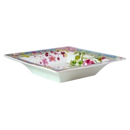 Gien, Millefleurs, Square candy tray large