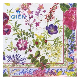 Gien, Millefleurs, Napkins, pack of 20
