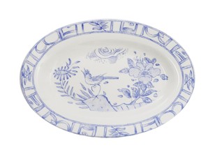 Gien, Oiseau Bleu, Pickle dish