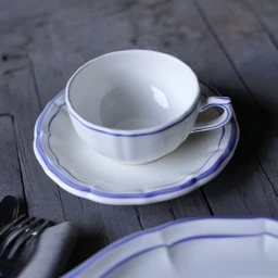 Gien, Filet Bleu, Jumbo cup & saucer - photo 2