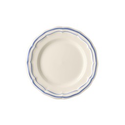 Gien, Filet Bleu, Canape plates, set of 4