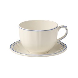 Gien, Filet Bleu, Jumbo cup & saucer