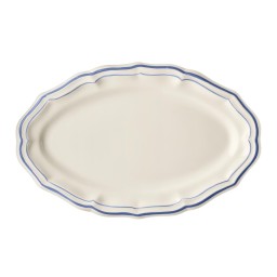 Gien, Filet Bleu, Oval platter