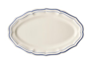 Gien, Filet Bleu, Oval platter