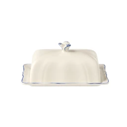 Gien, Filet Bleu, Butter dish