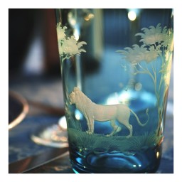 Theresienthal, Kilimandscharo, Whisky tumbler, pattern lion