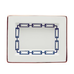 Ginori 1735, Catene, Zaffiro, Rectangular tray