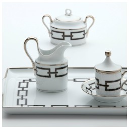 Ginori 1735, Catene, Zaffiro, Rectangular tray