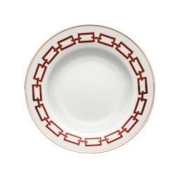 Ginori 1735, Catene, Scarlatto, Soup plate, set of 2