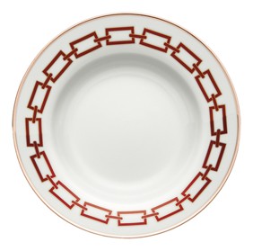 Ginori 1735, Catene, Scarlatto, Soup plate, set of 2