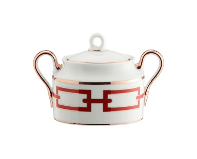 Ginori 1735, Catene, Scarlatto, Sugar bowl