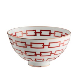 Ginori 1735, Catene, Scarlatto, Gio Ponti bowl