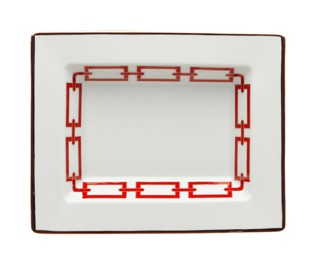 Ginori 1735, Catene, Scarlatto, Rectangular tray