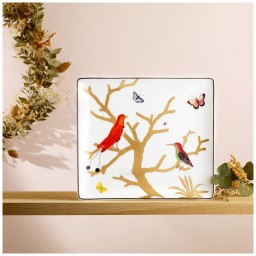 Bernardaud, Aux Oiseaux, Small square dish